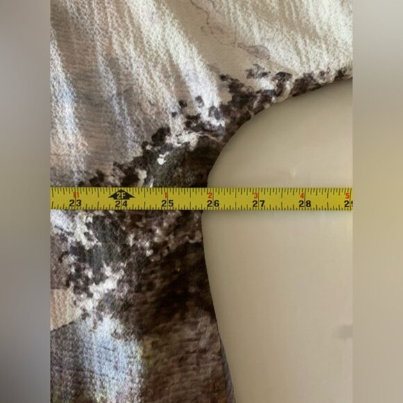 Aratta Silent Journey Bohemian Deer Graphic, Print, Long Kimono Duster XS - Picture 8 of 12